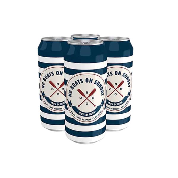 No Boats On Sunday 100% ON Cider 4pk