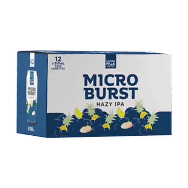 Banded Peak Microburst Hazy IPA 12 Pack Cans
