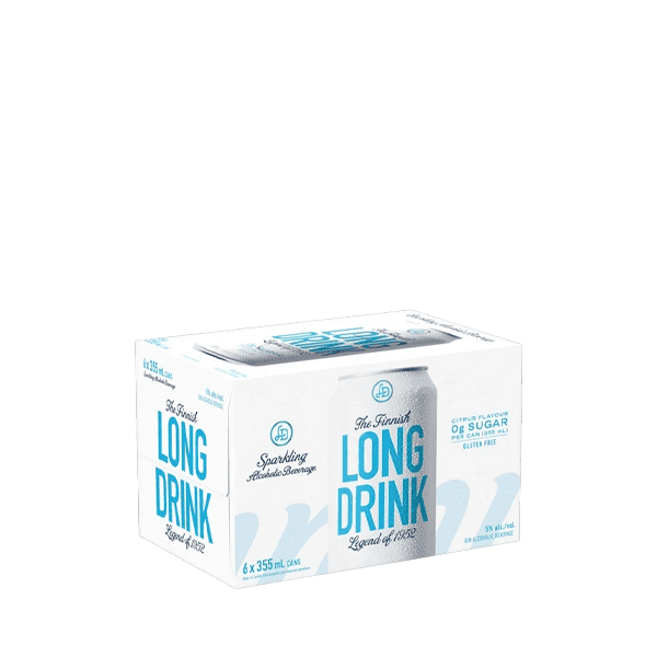 The Finnish Long Drink Zero Sugar 6 Pack Cans