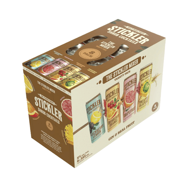 The Stickler Mixer 8 Pack Cans
