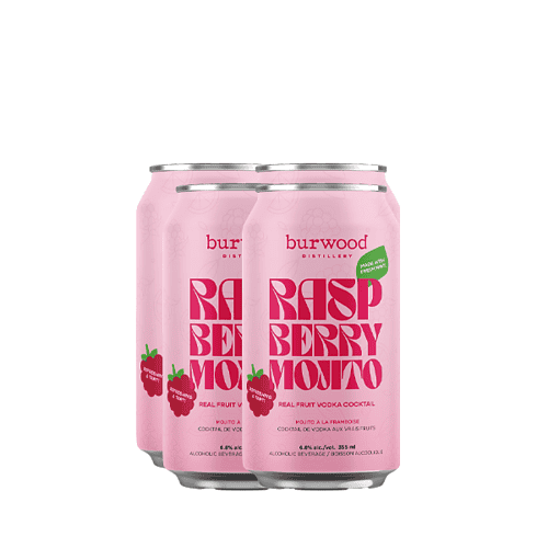 Burwood Raspberry Mojito 4 Pack Cans