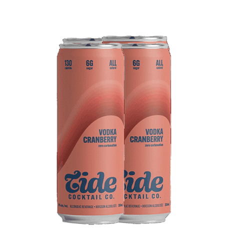 Tide Vodka Cranberry 4PK Tide Vodka Cranberry 4PK
