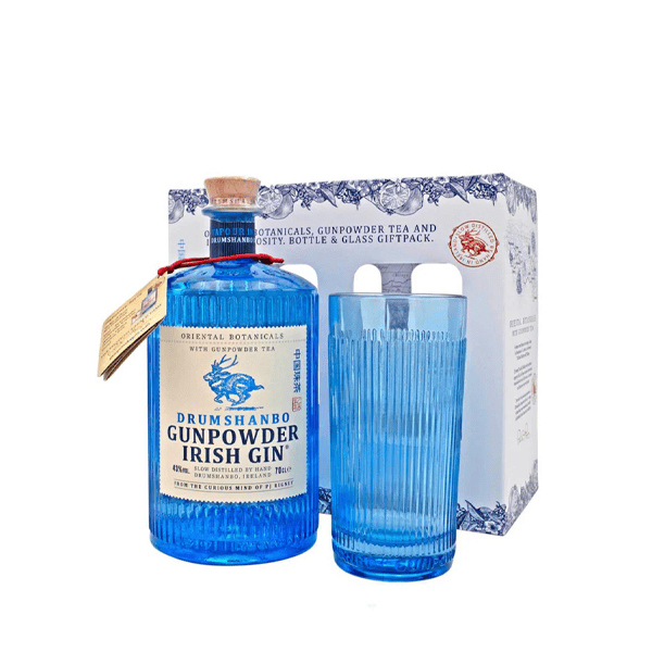 Drumshambo Gunpowder Irish with Gin Glass 750ml