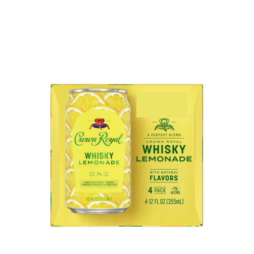 Crown Royal Whisky Lemonade 4PK