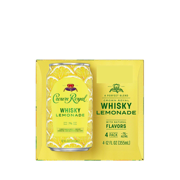 Crown Royal Whisky Lemonade 4PK