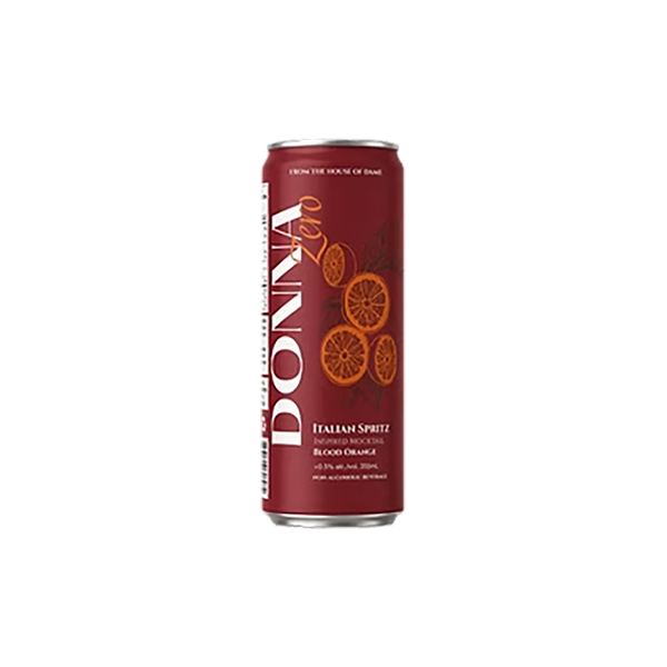 Donna Blood Orange Spritz Non-Alcoholic 355ml